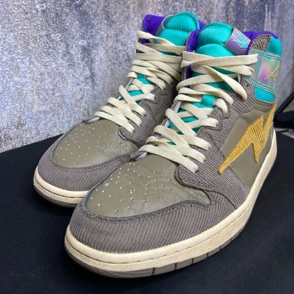 Rare Air Kiy Reves Sport 85 Taupe Blue Iridescent Grey Sneakers Size 12 - Picture 3 of 10